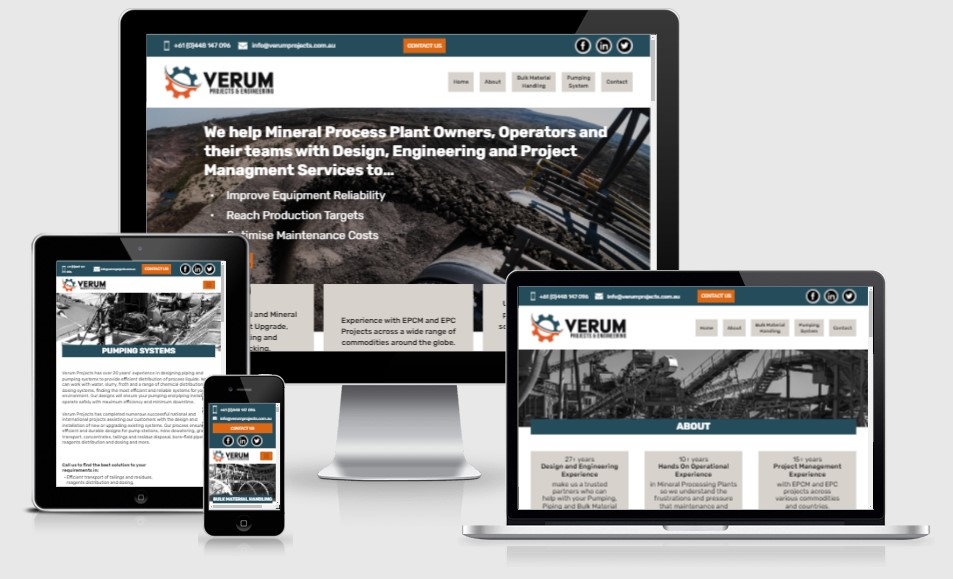 Launch of new Verum Projects and Engineering Website